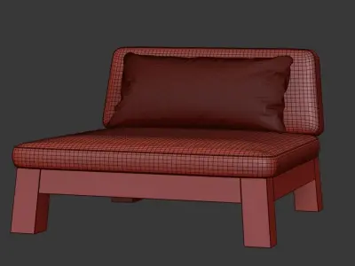 Gijs Chair by Piet Boon  3D model