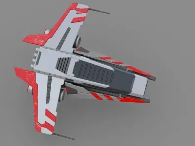 Star fighter 3D model