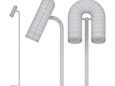Floor lamp by AGO and BYMARS from Cirkus collection 3D model