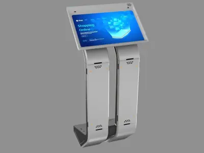 Sci-fi Terminal2 Low-poly 3D model