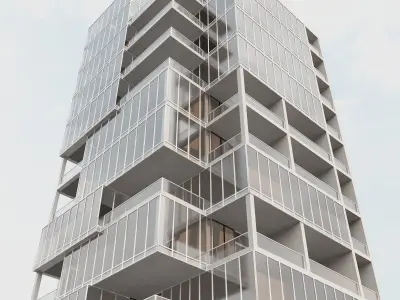 RESIDENTIAL BUILDING NO93 A 3D model