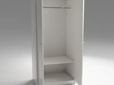 KLEPPSTAD - Wardrobe 2 doors IKEA based - 3D model