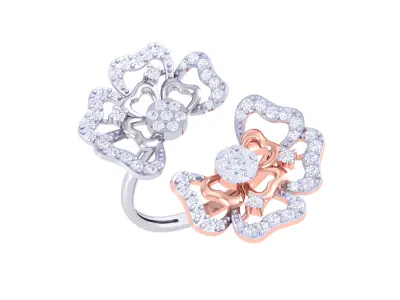 Women Ring MTL 3dm STL OBJ FBX Details 3D print model 32