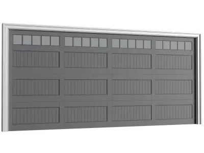 Automatic Classic Modern Garage Doors  3D model