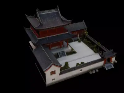 courtyard 3D model
