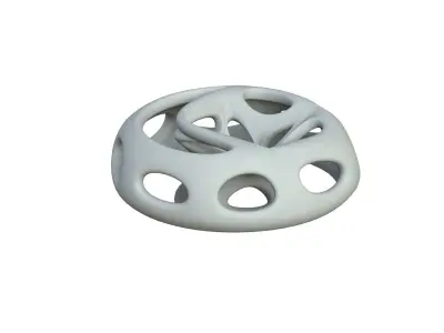 SciFi Cube Object No 66261 Low Poly Shape Low-poly 3D model