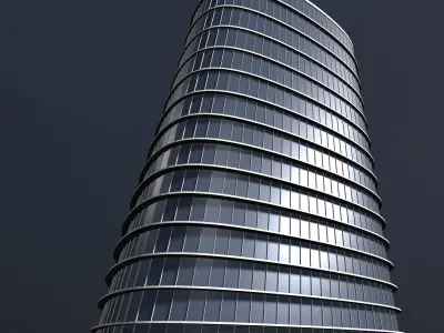 Buildings in concept 3D Model Pack