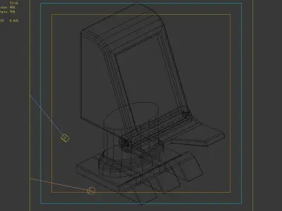 Satellite city object 01 3D model
