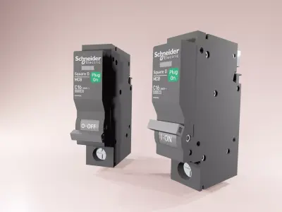 circuit-breaker C16 3D model