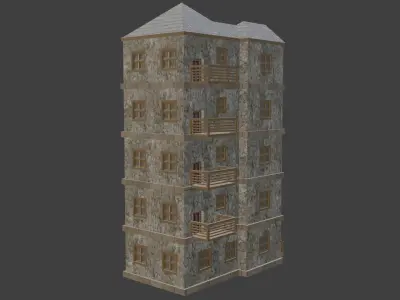 House Model 61 Low-poly 3D model