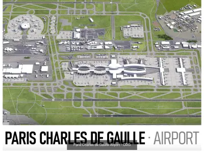 Paris - Grand Paris 3D Model Pack