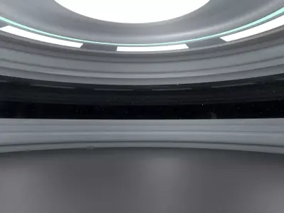 Sci Fi Room 3D model 33