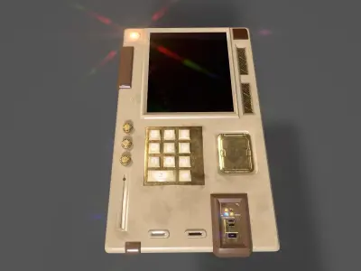 Sci Fi Datapad Low-poly 3D model