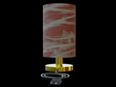 Table lamp Free low-poly 3D model