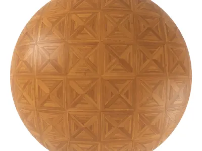 Parquet - Laminate - Wooden floor 4 in 1 3D model 22