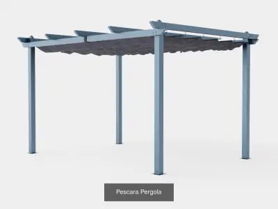 Collection of Pergola - 3 Models 3D Model Pack