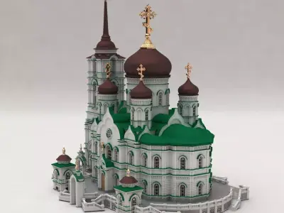 Annunciation Cathedral  Voronezh 3D print model