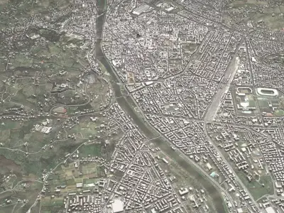 Cityscape  Florence Italy 3D model