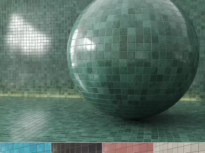 Wall Tiles Material Set 02 Texture