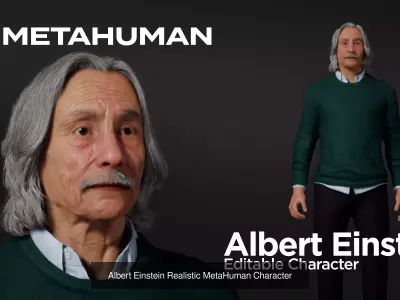 Super Likeness Metahuman Characters 3D Model Pack