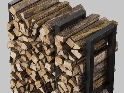 Firewood decor n2 3D model