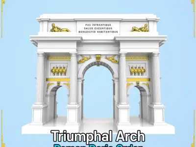 Triumphal Arch 3D print model