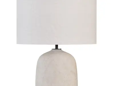 Lamp With Ceramic Base 3D model