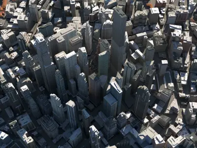 City 118 Low-poly 3D model