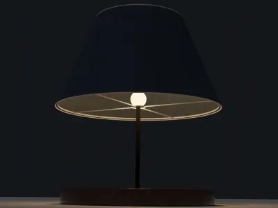 Simple lamp 3D model purchase
