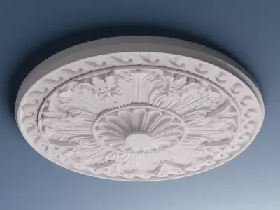 ceiling medallion 3D model shop