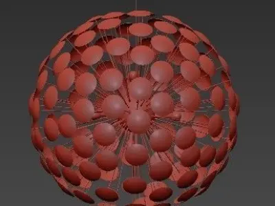 Bilbao Purple Lighting 3D model