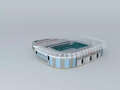 Ricoh Expanded stadium Free 3D model