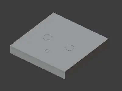 Sonoff Touch T1 2ch Wifi Switch Cover 3D print model