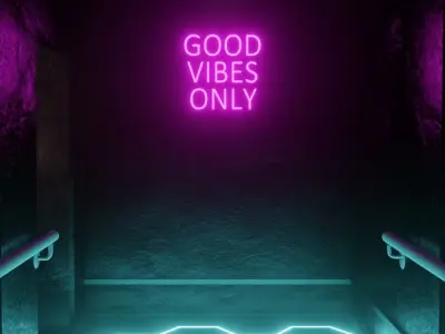 The Neon room 3D model