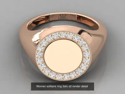 11 Groom Gents Mens ring 3dm stl render detail  3D Model Pack