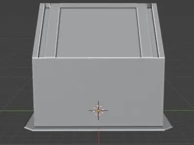 Low-poly House Free low-poly 3D model