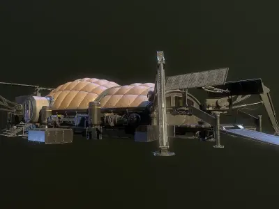 Mars Station 3D model