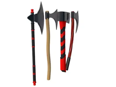Axe collection 3D model
