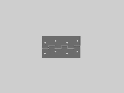 Plastic Hinges Set 3D print model
