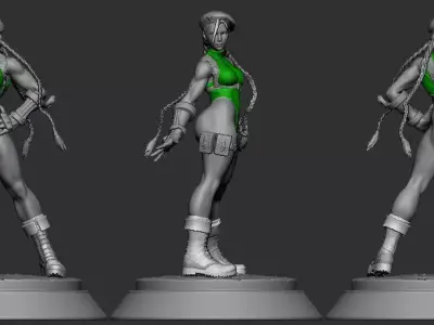 Cammy White Street Fighter 3D print model