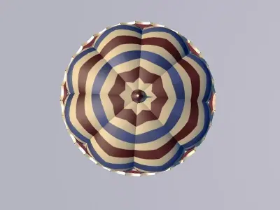 carousel from an amusement park 3D model