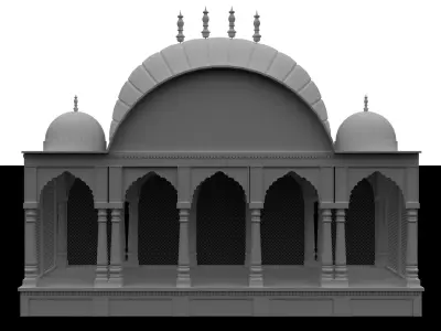 Indian Structure 3D model