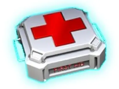 Resource Icon 2D PNG Image Sci-fi Futuristic Energy Power Gold 3D model
