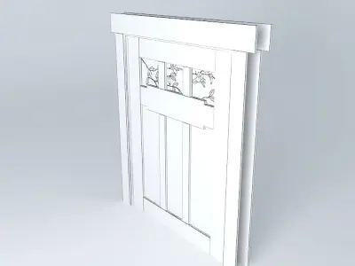 Craftsman Door from Zathura Movie Free 3D model