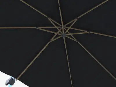 Parasols Icon Outdoor Umbrella 3D model