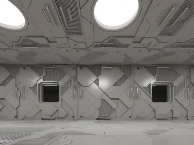 Sci-Fi Interior 101 3D model