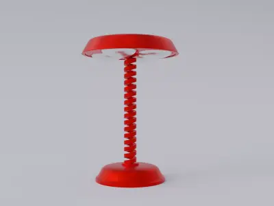 Futuristic Table Lamp 3D model
