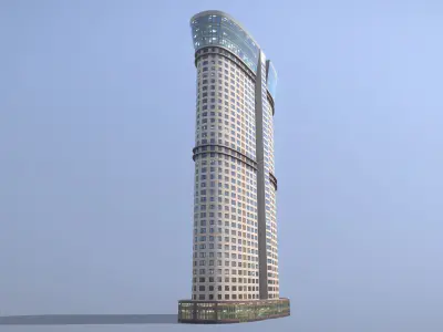 MSK Building 63 Low-poly 3D model