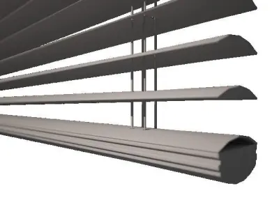 shutters blinds luxaflex slats 3D model