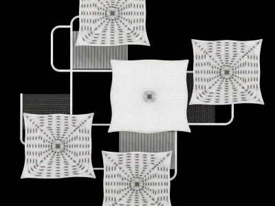 Alumina chandelier barovier toso 3D model